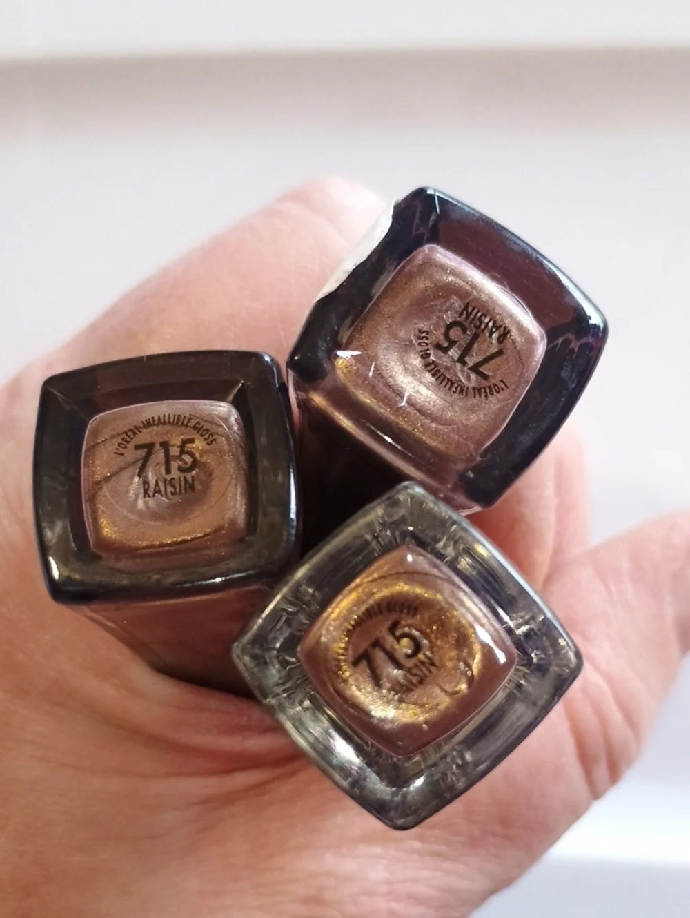 3 x L'Oreal Paris Infallible 8HR Never Fail Lip Gloss, 715 Raisin